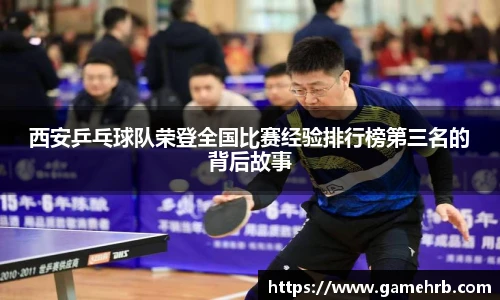 西安乒乓球队荣登全国比赛经验排行榜第三名的背后故事